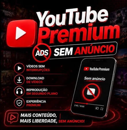 YouTube Premium — 30 Dias