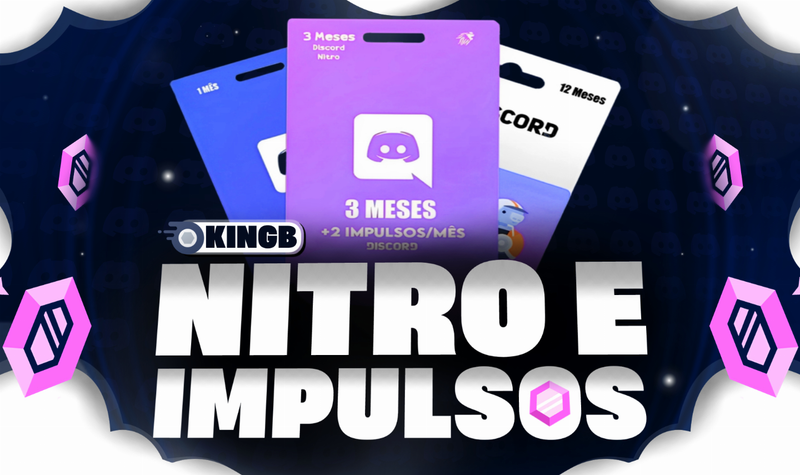 Discord Nitro Gaming 3 Meses + 14X Impulsos